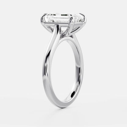Solitaire-Oval Lab Grown Diamond Engagement Ring
