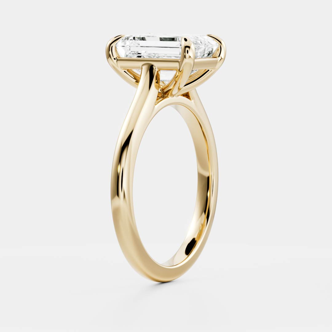 Solitaire-Oval Lab Grown Diamond Engagement Ring