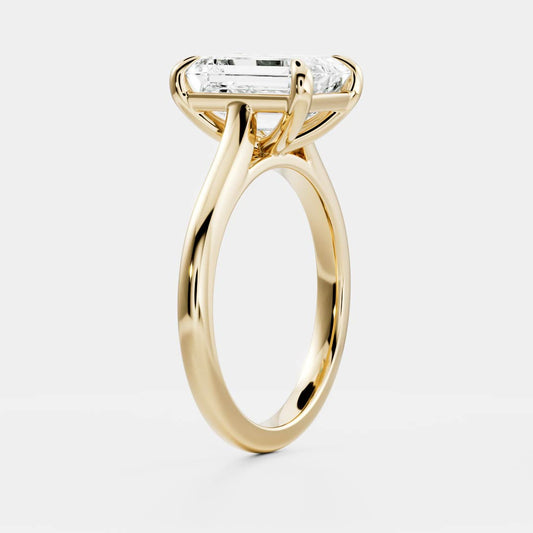 Solitaire-Oval Lab Grown Diamond Engagement Ring