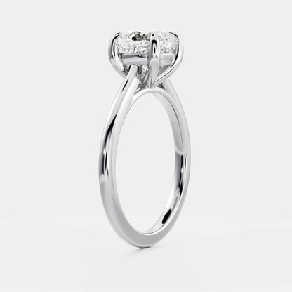 Solitaire-Oval Lab Grown Diamond Engagement Ring