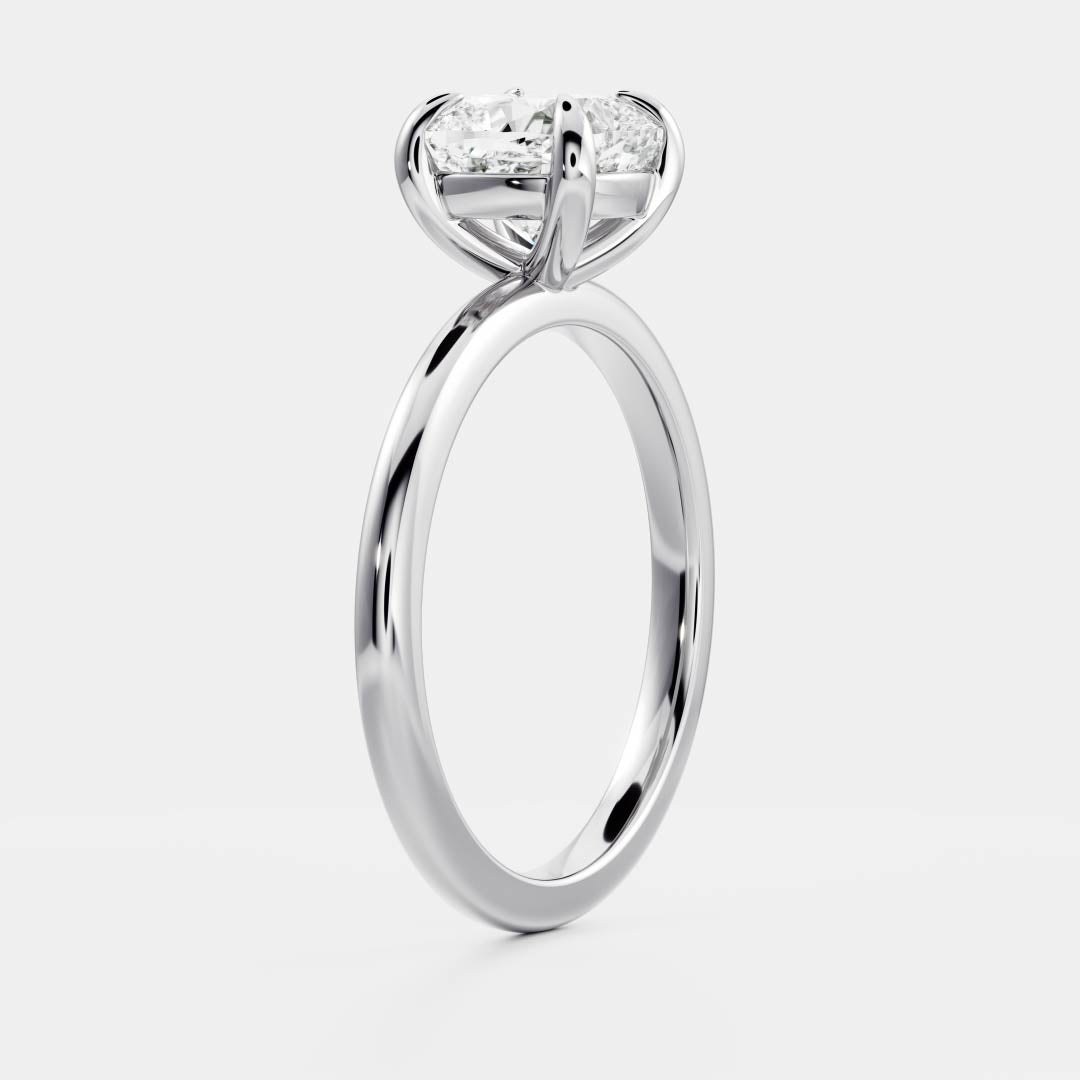 Solitaire-Oval Lab Grown Diamond Engagement Ring