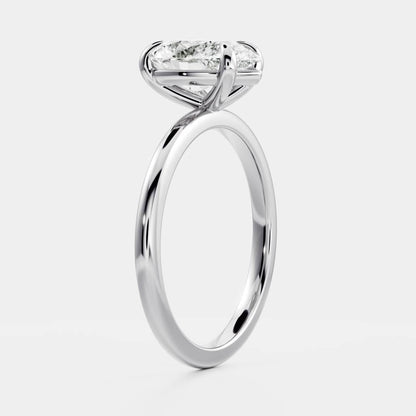 Solitaire-Oval Lab Grown Diamond Engagement Ring