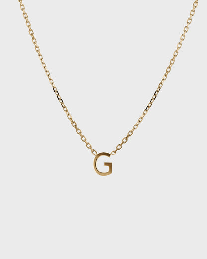 Elegant Gold Initial Choker Necklace 7