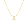 Load image into Gallery viewer, 0.30 TCW Round Lab-Grown Diamond Gemini Pendant Necklace
