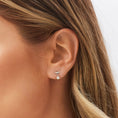 Load image into Gallery viewer, Elegant 0.10 TCW Round Lab-Grown Diamond Drop Earrings
