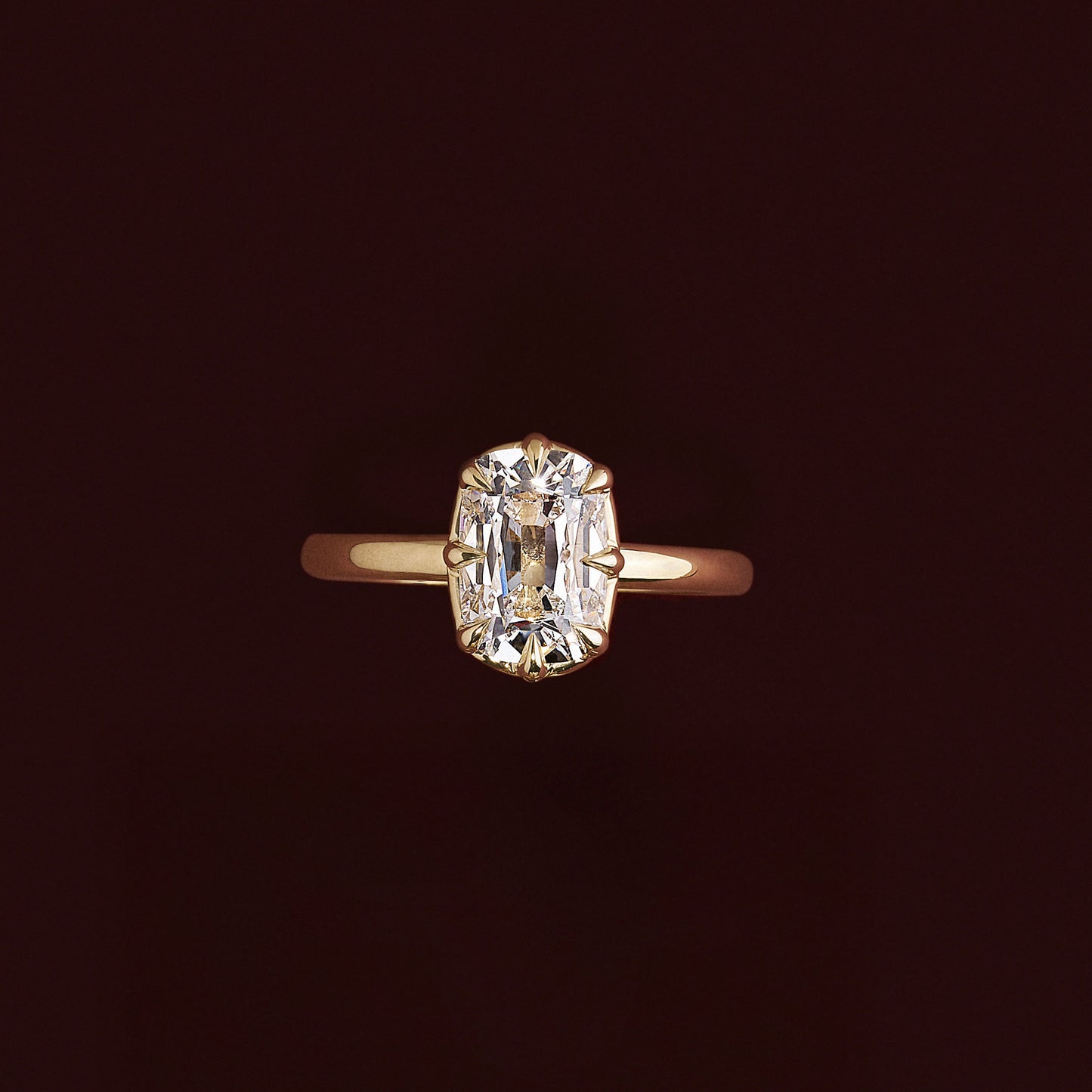 Solitaire-Oval Lab Grown Diamond Engagement Ring