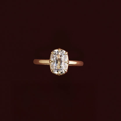 Solitaire-Oval Lab Grown Diamond Engagement Ring