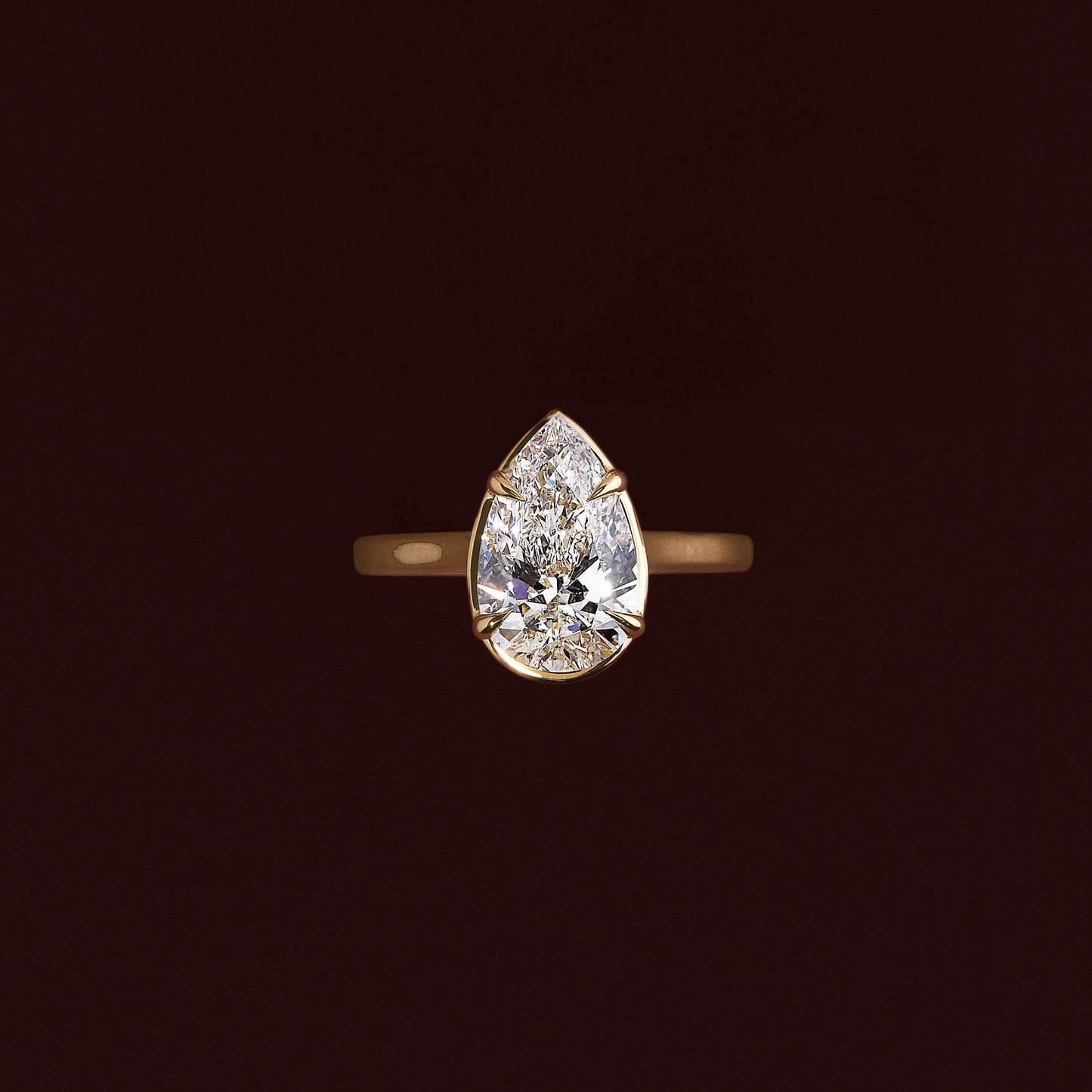Solitaire-Oval Lab Grown Diamond Engagement Ring