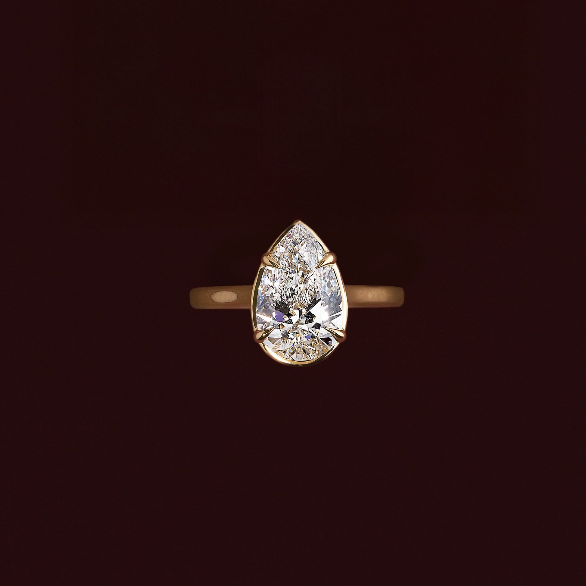 Solitaire-Oval Lab Grown Diamond Engagement Ring