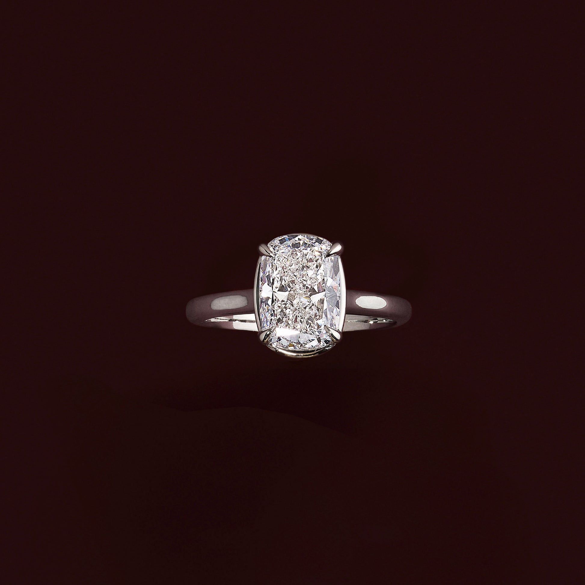 Solitaire-Oval Lab Grown Diamond Engagement Ring