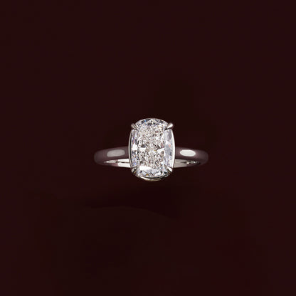 Solitaire-Oval Lab Grown Diamond Engagement Ring