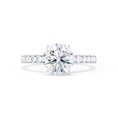 Load image into Gallery viewer, 1.20 CT Round Lab Grown Diamond Pave Engagement Ring
