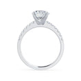 Load image into Gallery viewer, 1.20 CT Round Lab Grown Diamond Pave Engagement Ring – Timeless Elegance
