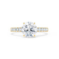 Load image into Gallery viewer, 1.20 CT Round Lab-Grown Diamond Pave Engagement Ring
