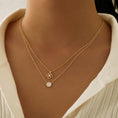 Load image into Gallery viewer, Elegant 0.2 TCW Round Lab-Grown Diamond Floral Necklace
