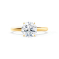 Load image into Gallery viewer, 1.20 CT Round Lab-Grown Diamond Solitaire Engagement Ring in Gold
