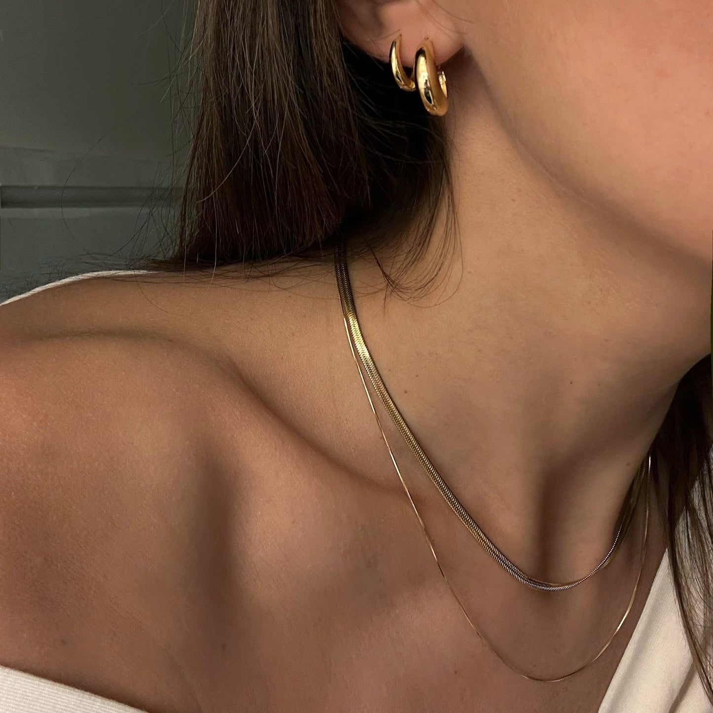 Classic Round Hoop Earrings 3