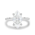 Load image into Gallery viewer, 1.5 CT Marquise-Cut Lab-Grown Diamond Solitaire Engagement Ring
