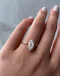 Load image into Gallery viewer, 1.5 CT Marquise-Cut Lab-Grown Diamond Solitaire Engagement Ring
