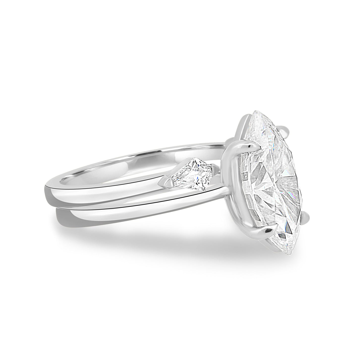 1.5 CT Marquise-Cut Lab-Grown Diamond Solitaire Engagement Ring 11