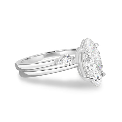 1.5 CT Marquise-Cut Lab-Grown Diamond Solitaire Engagement Ring 11