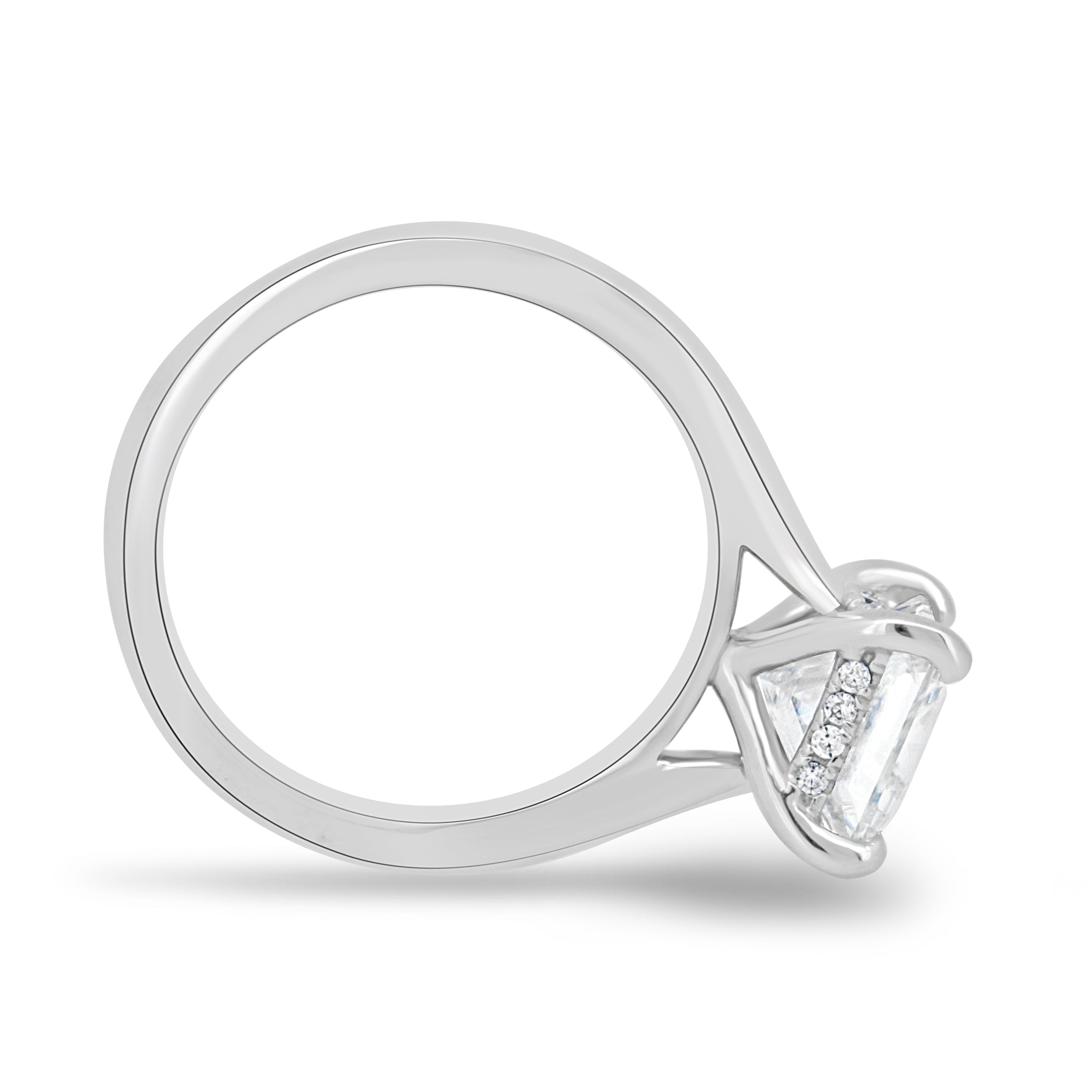 1.83 CT Round Lab-Grown Diamond Solitaire Engagement Ring