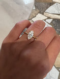 Load image into Gallery viewer, 1.5 CT Marquise-Cut Lab-Grown Diamond Solitaire Engagement Ring
