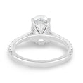 Load image into Gallery viewer, 2.11 CT Oval Lab-Grown Diamond Hidden Halo Pave Engagement Ring in Gold
