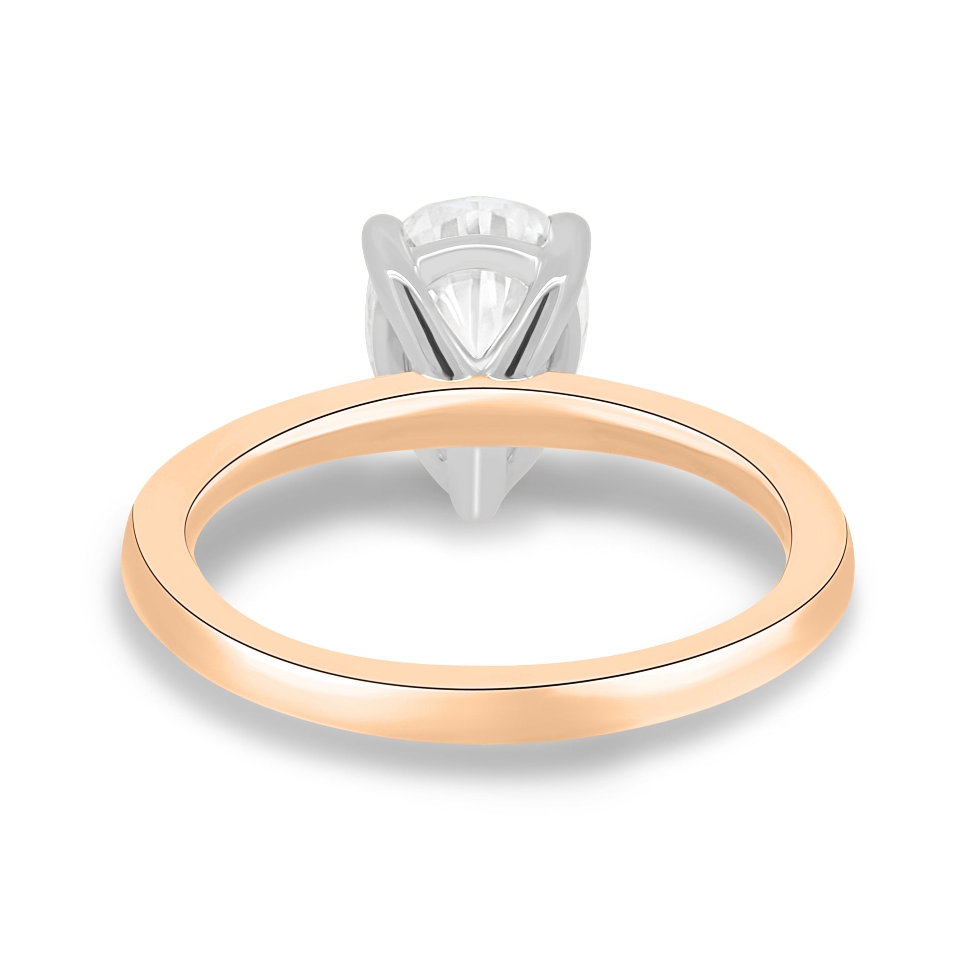 1.80 CT Pear-Shaped Lab Diamond Solitaire Engagement Ring 9