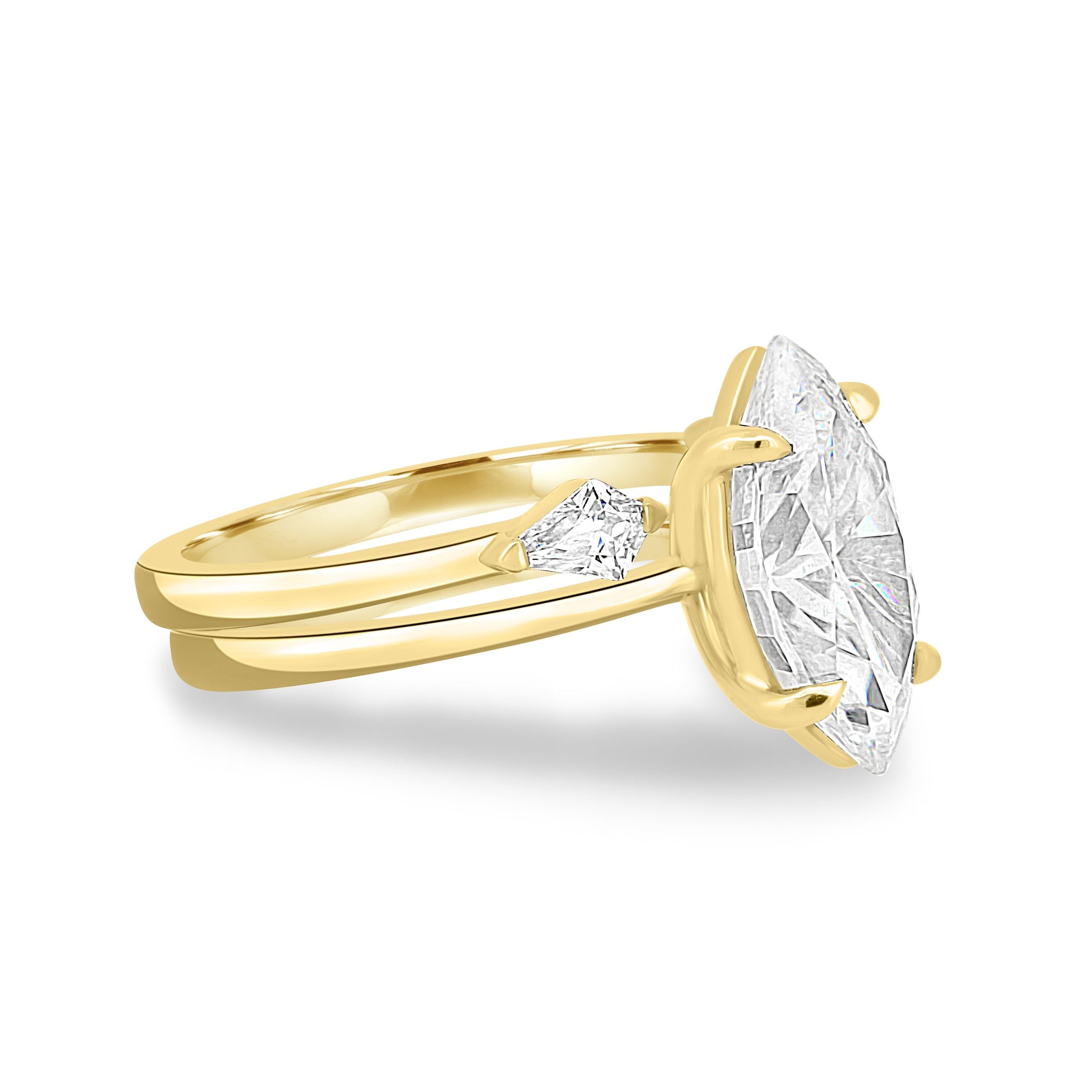 1.5 CT Marquise-Cut Lab-Grown Diamond Solitaire Engagement Ring