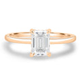 Load image into Gallery viewer, 1.86 CT Emerald Lab-Grown Diamond Hidden Halo Engagement Ring
