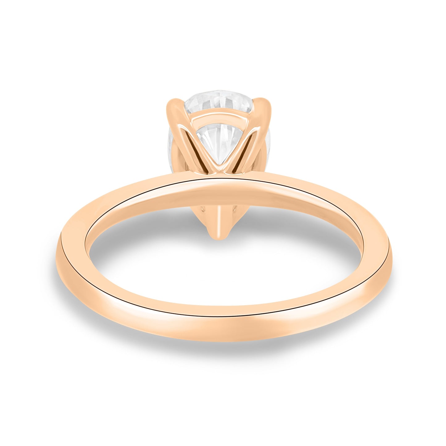 1.80 CT Pear-Shaped Lab Diamond Solitaire Engagement Ring 12