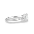 Load image into Gallery viewer, 1.61 CT Round Lab-Grown Diamond Cluster Engagement Ring
