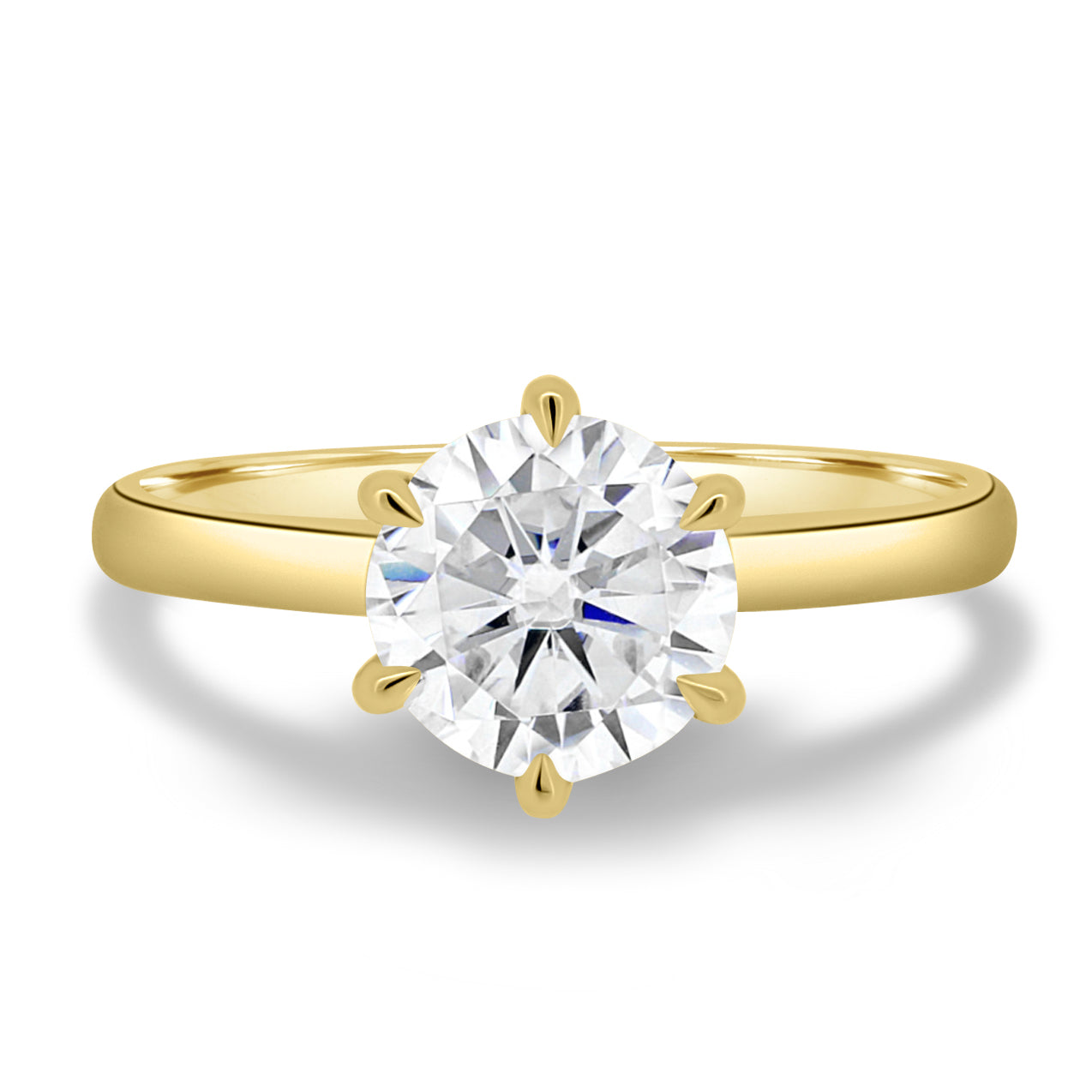 1.83 CT Round Lab-Grown Diamond Solitaire Engagement Ring