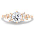 Load image into Gallery viewer, 1.61 CT Round Lab-Grown Diamond Cluster Engagement Ring
