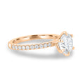 Load image into Gallery viewer, 1.80 CT Round Lab-Grown Diamond Engagement Ring with Pavé Band
