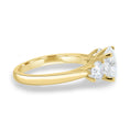 Load image into Gallery viewer, 1.68 CT Oval Lab-Grown Diamond Three Stone Gold Engagement Ring
