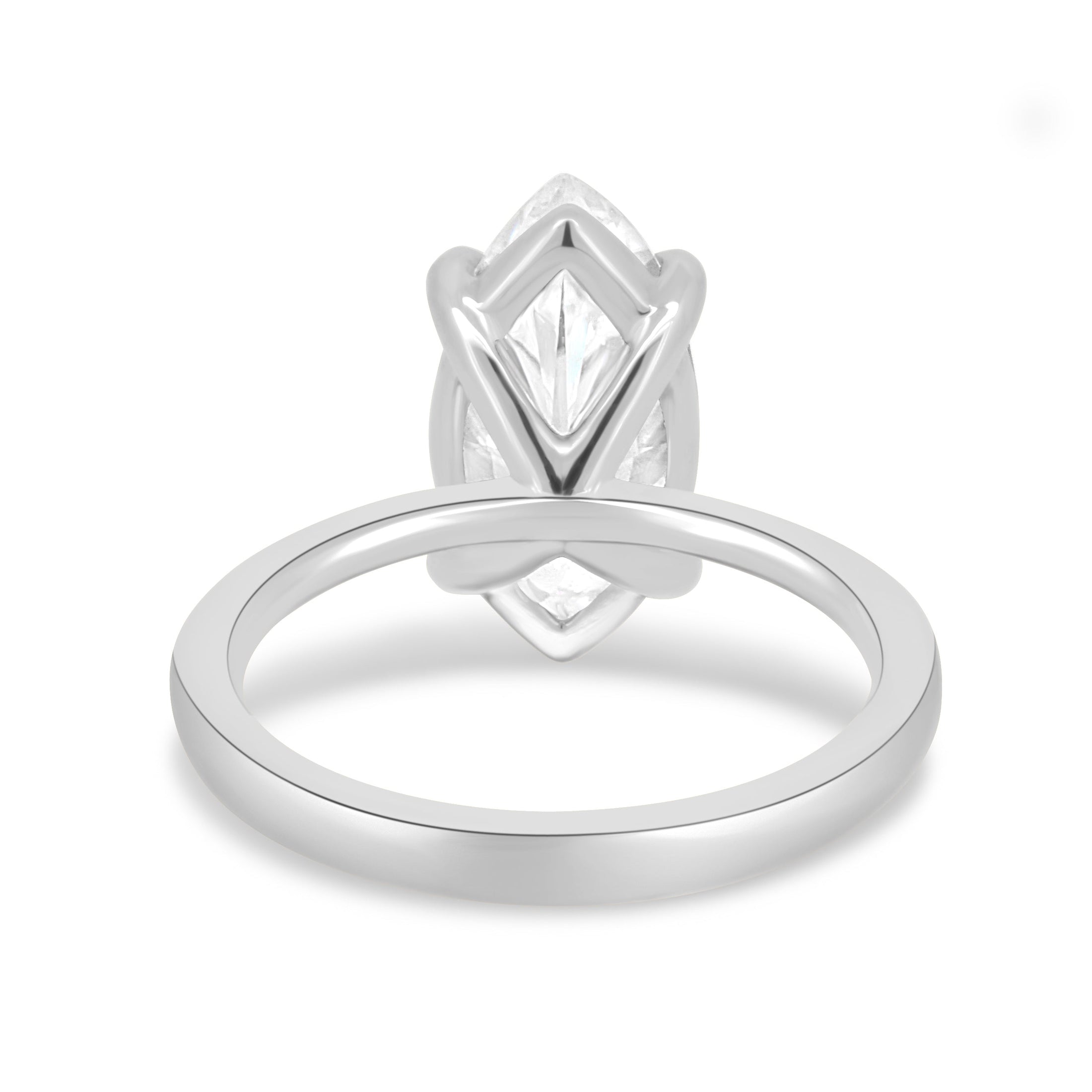 1.5 CT Marquise-Cut Lab-Grown Diamond Solitaire Engagement Ring