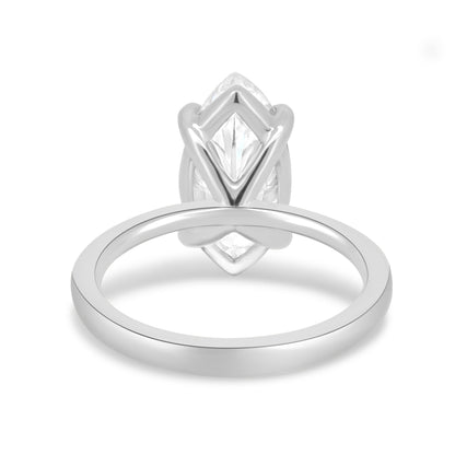 1.5 CT Marquise-Cut Lab-Grown Diamond Solitaire Engagement Ring 5