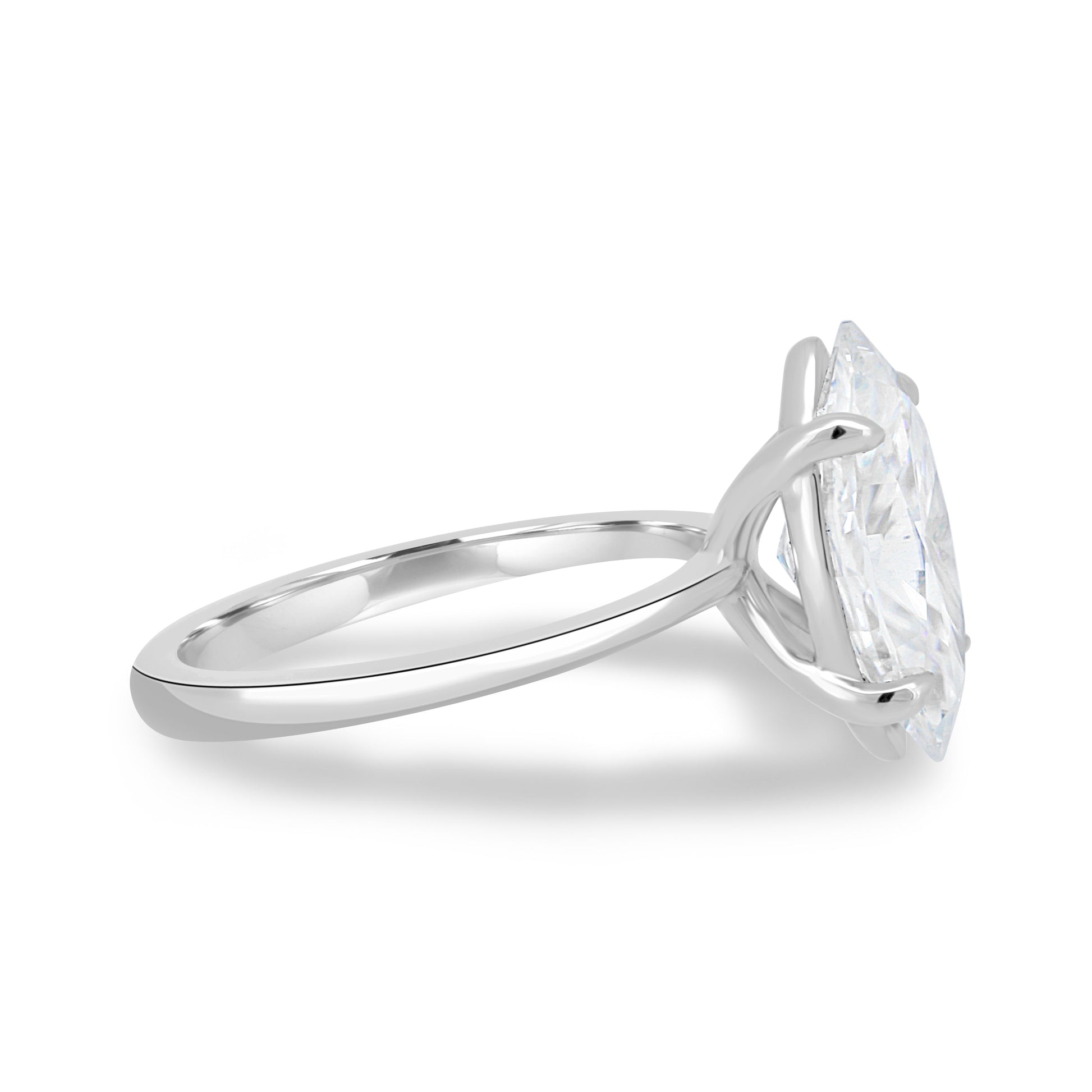1.5 CT Marquise-Cut Lab-Grown Diamond Solitaire Engagement Ring 6