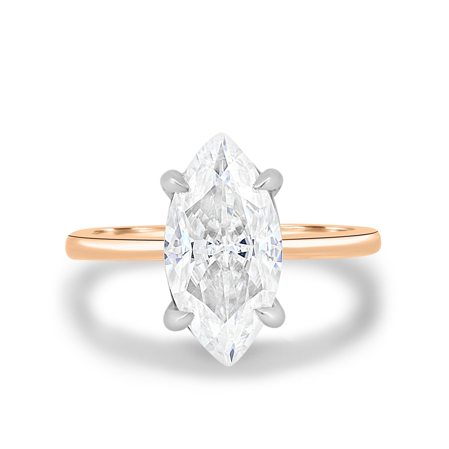 1.5 CT Marquise-Cut Lab-Grown Diamond Solitaire Engagement Ring 7