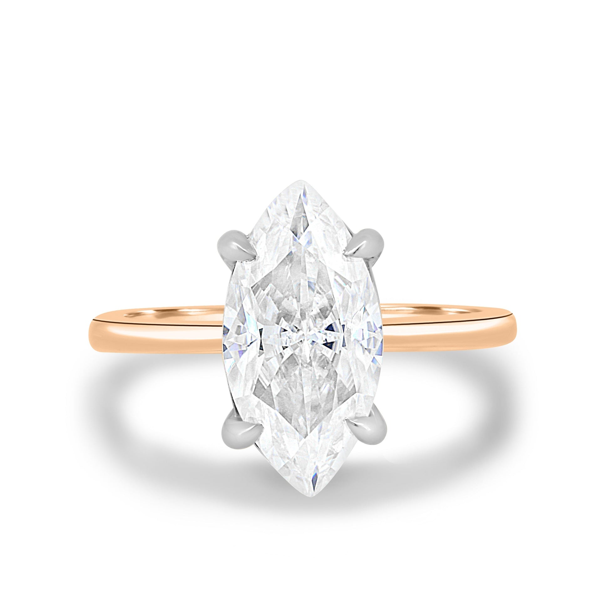 1.5 CT Marquise-Cut Lab-Grown Diamond Solitaire Engagement Ring 7