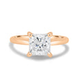 Load image into Gallery viewer, Radiant 1.5 CT Princess-Cut Lab Diamond Hidden Halo Engagement Ring
