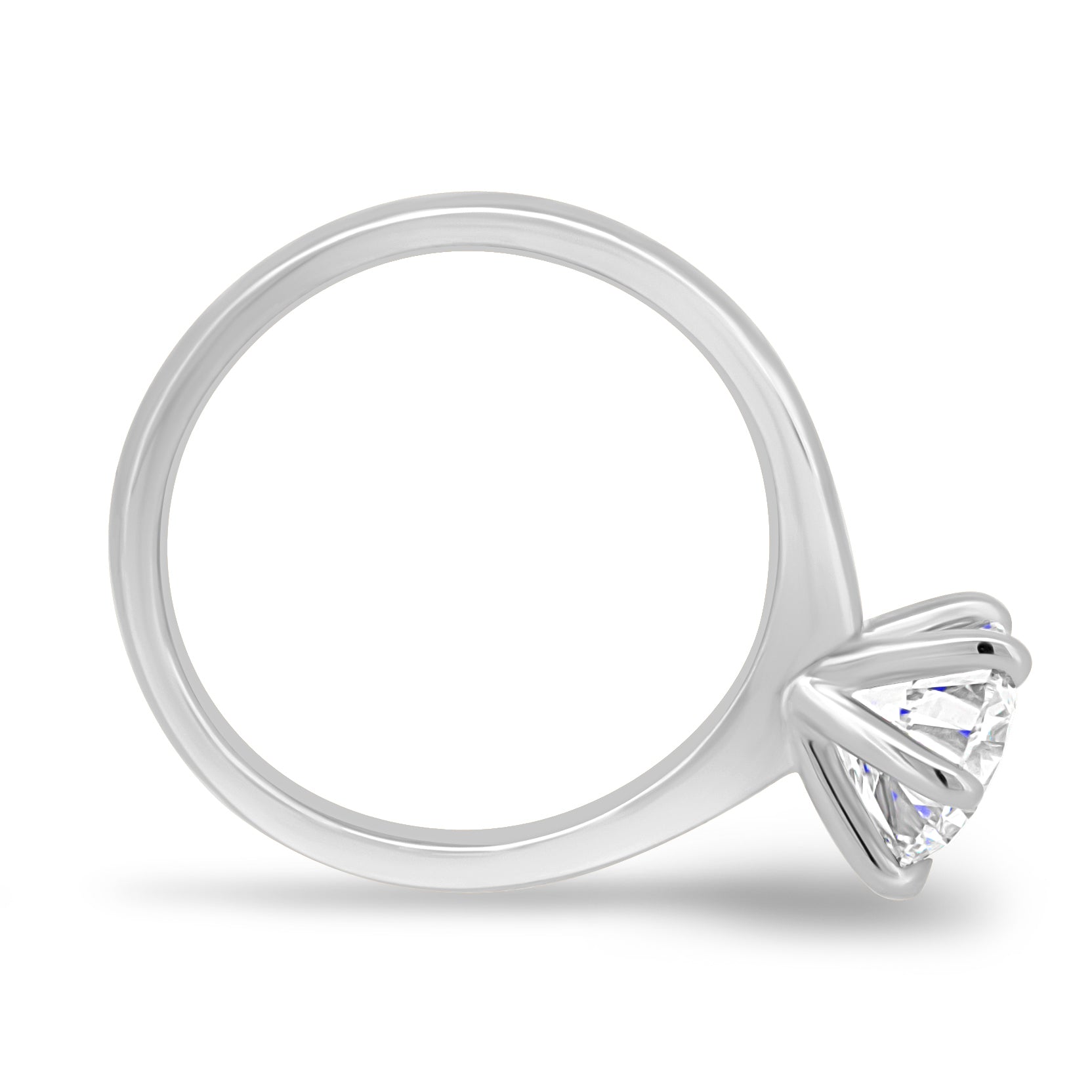 1.83 CT Round Lab-Grown Diamond Solitaire Engagement Ring