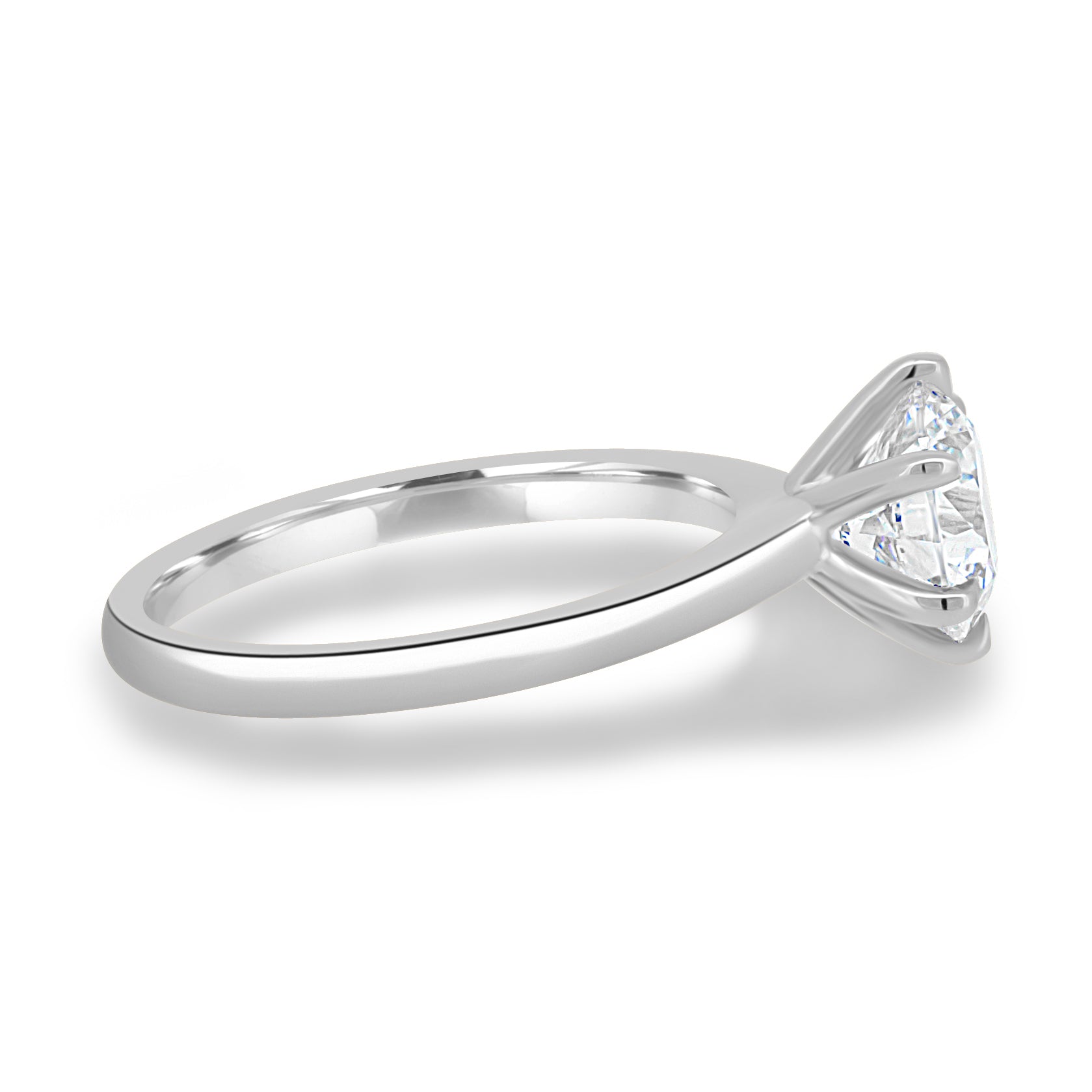 1.83 CT Round Lab-Grown Diamond Solitaire Engagement Ring