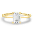 Load image into Gallery viewer, 1.86 CT Emerald Lab-Grown Diamond Hidden Halo Engagement Ring 1
