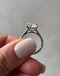 Load image into Gallery viewer, Radiant 1.5 CT Princess-Cut Lab Diamond Hidden Halo Engagement Ring
