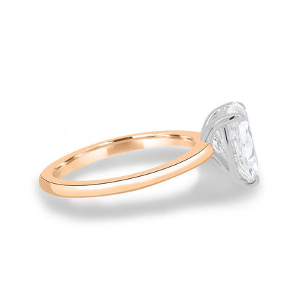 1.80 CT Pear-Shaped Lab Diamond Solitaire Engagement Ring 10