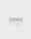 Load image into Gallery viewer, 0.70 TCW Emerald Cut Lab Grown Diamond Half Eternity Band
