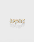 Load image into Gallery viewer, 0.70 Carat Emerald Cut Lab Grown Diamond Half Eternity Band
